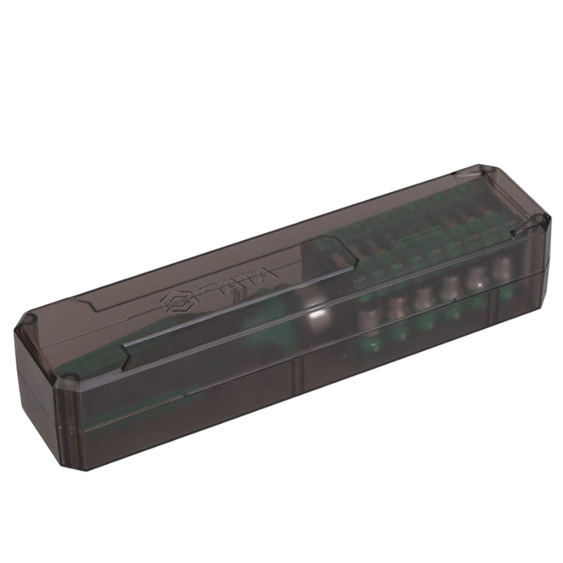 Bộ mũi vặn vít và đầu tuýp, kèm tay vặn 31 chi tiết SATA 05101