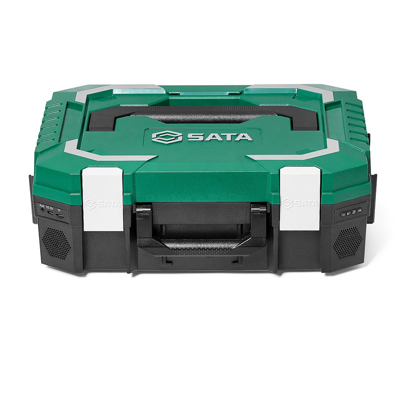 Bộ dụng cụ tổng hợp 88 chi tiết SATA 05151, bản cao cấp, thùng đựng tích hợp loa Bluetooth