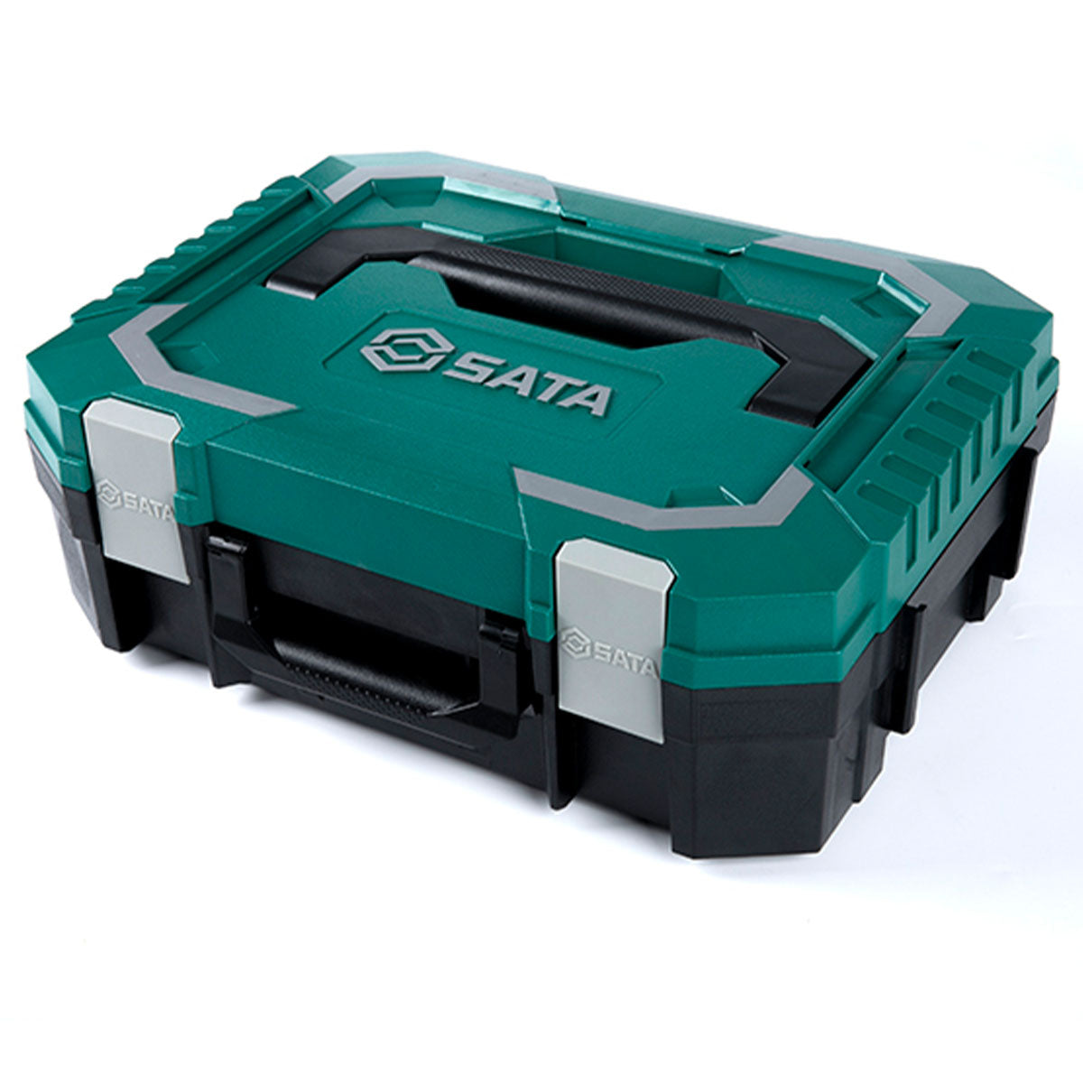 Bộ máy khoan gỗ thép dùng Pin 12V và dụng cụ cầm tay 77 chi tiết SATA 05152B