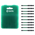 Hộp 10 mũi vặn vít SATA 05442 kích thước PH3 x 89mm