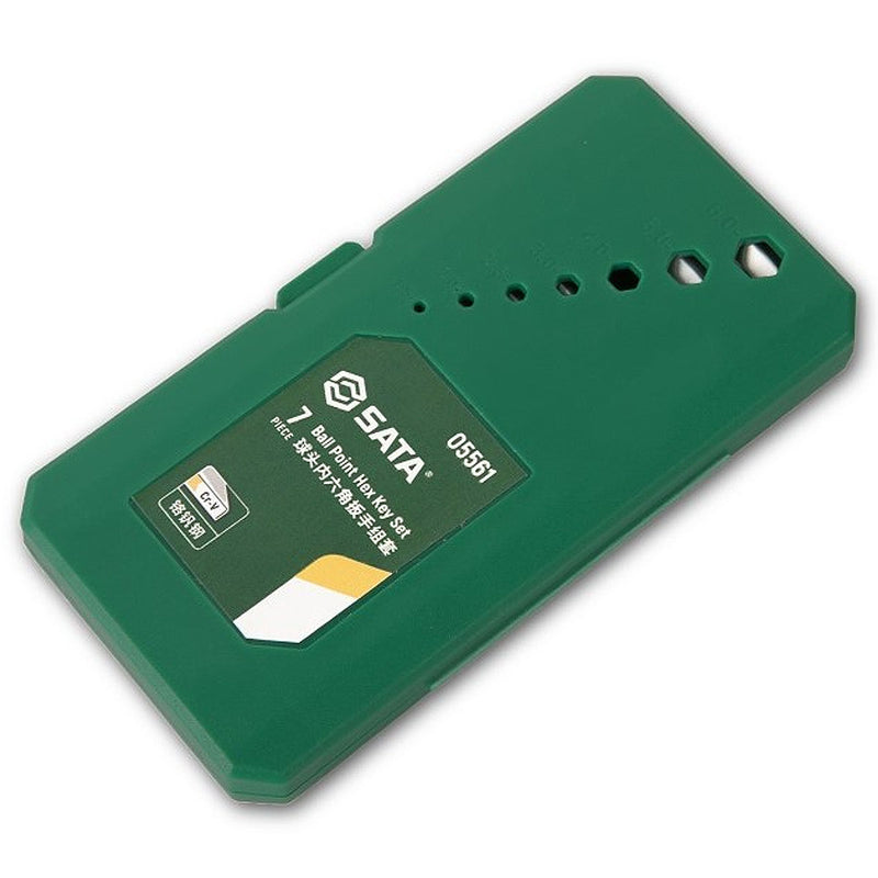Bộ lục giác đầu bi hệ mét 7 chi tiết SATA 05561