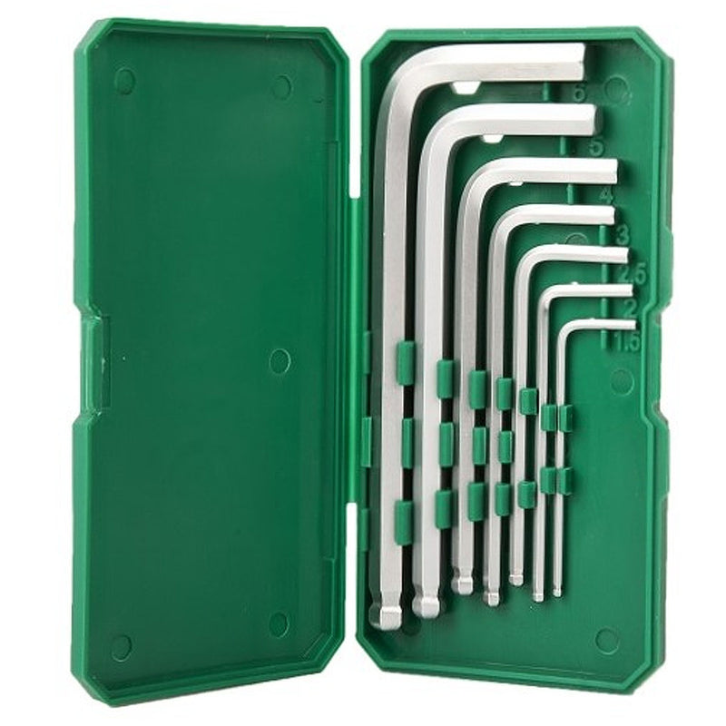 Bộ lục giác đầu bi hệ mét 7 chi tiết SATA 05561