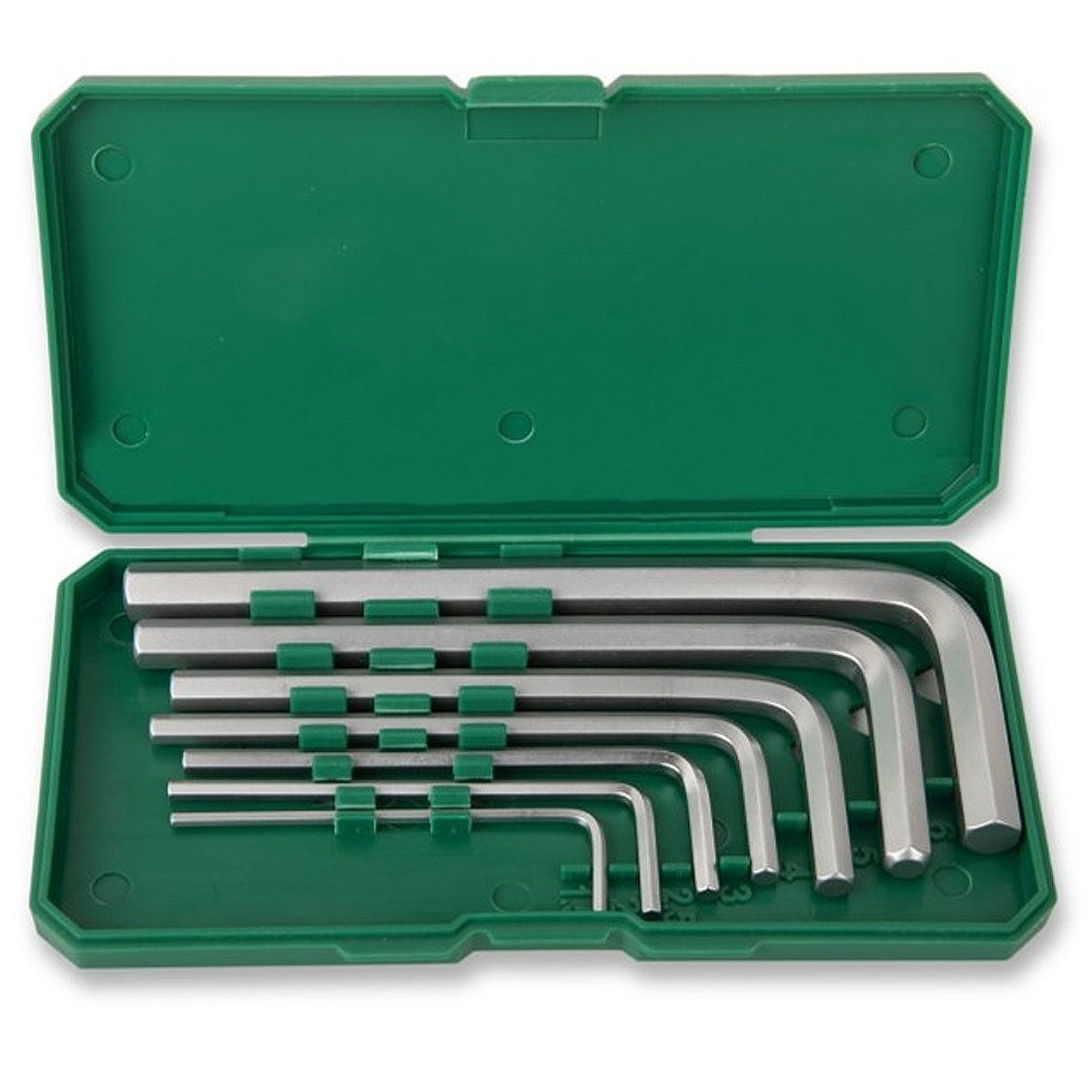 Bộ lục giác hệ mét 7 chi tiết SATA 05562 kích thước từ 1.5mm - 6mm