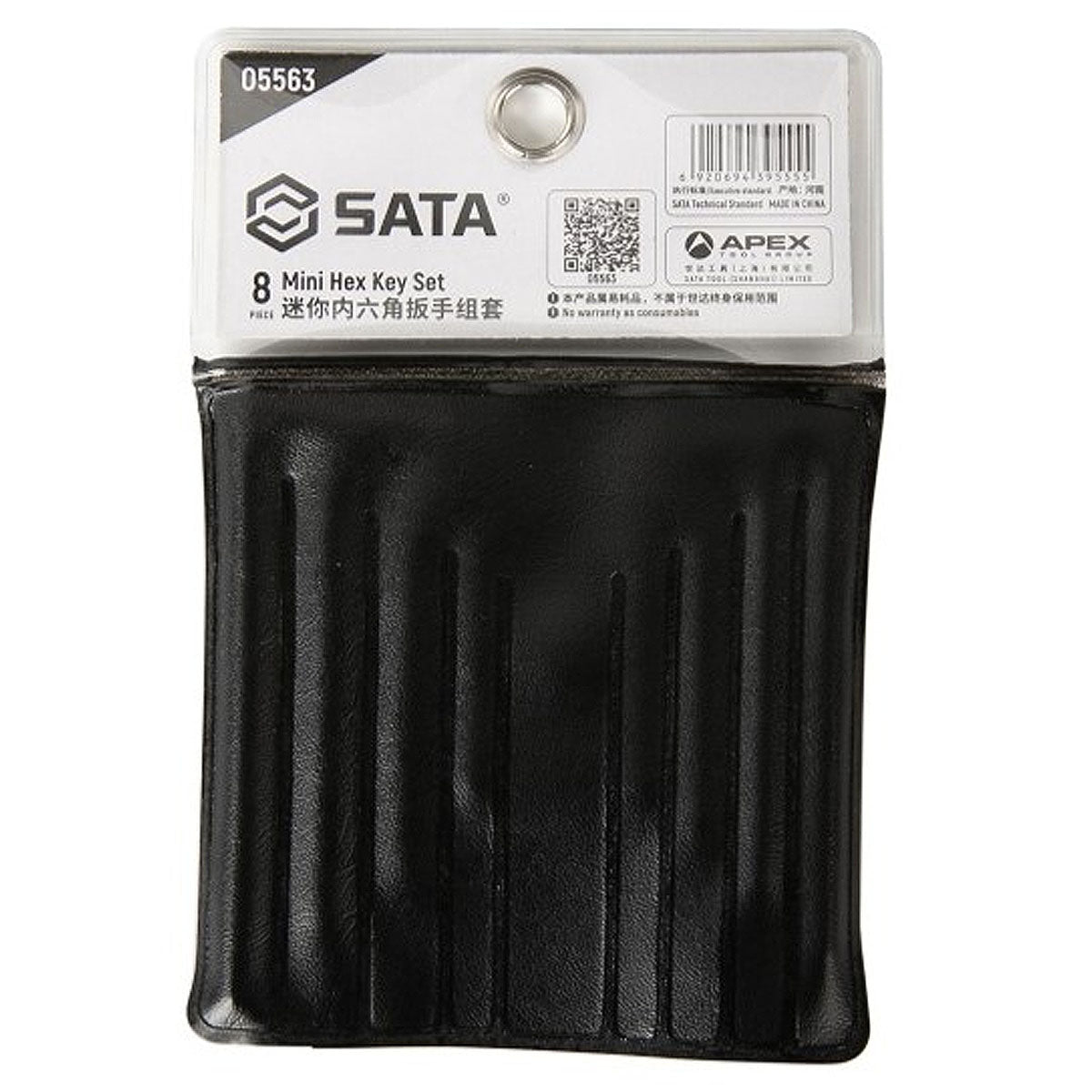 Bộ lục giác mini hệ mét 8 chi tiết SATA 05563