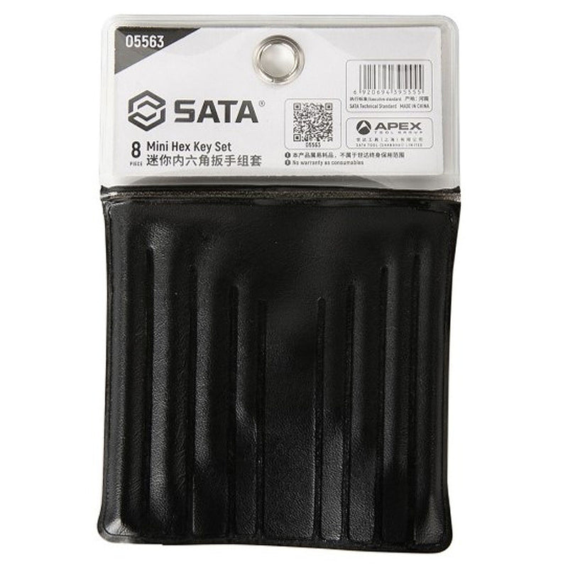 Bộ lục giác mini hệ mét 8 chi tiết SATA 05563