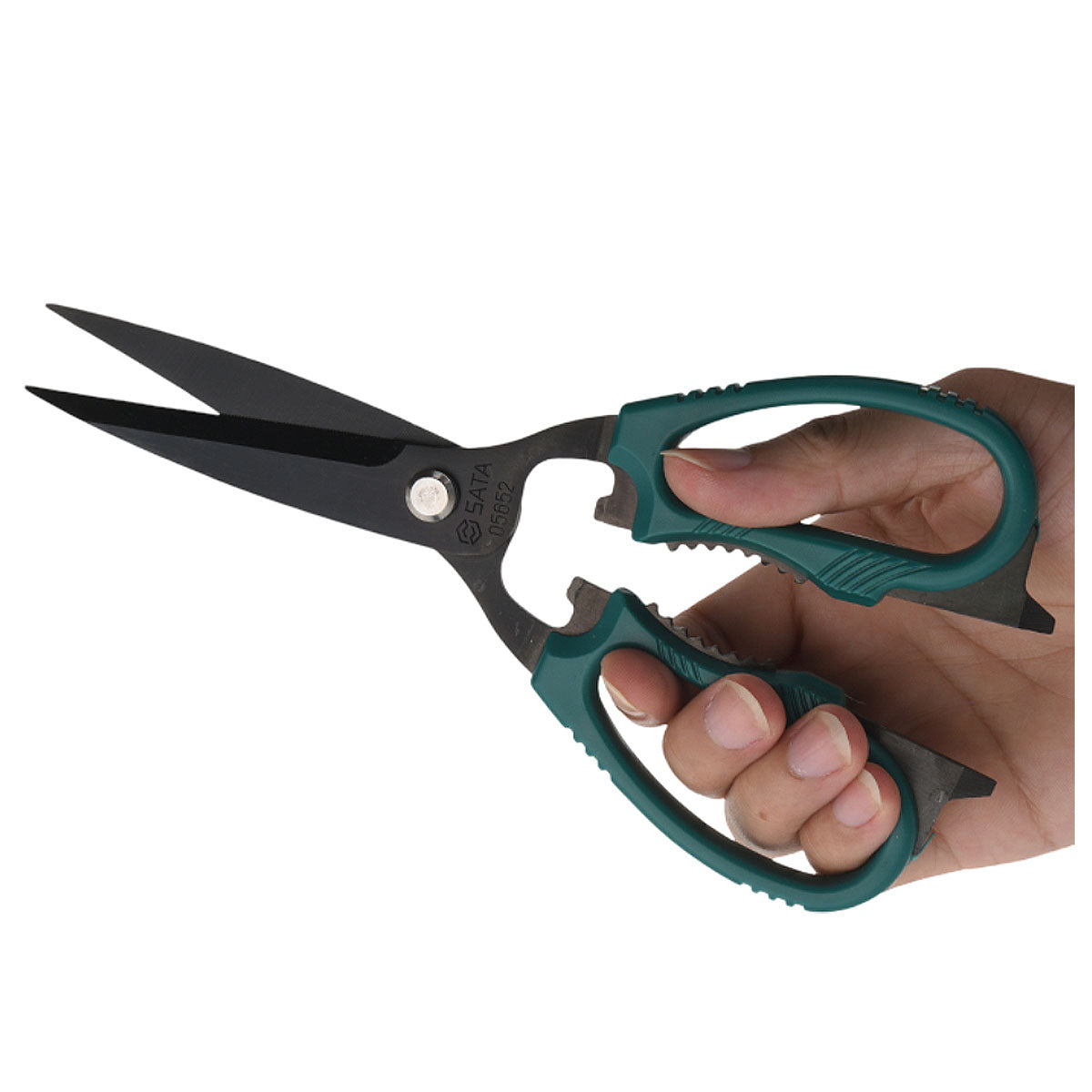 Kéo cắt mũi thẳng SATA 05652A chiều dài 177mm (7 inch), chất liệu thép không gỉ