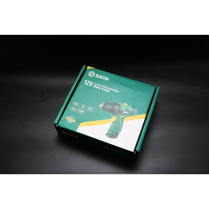 Máy khoan gỗ thép SATA 05806 dùng Pin 12V, đầu kẹp 10mm