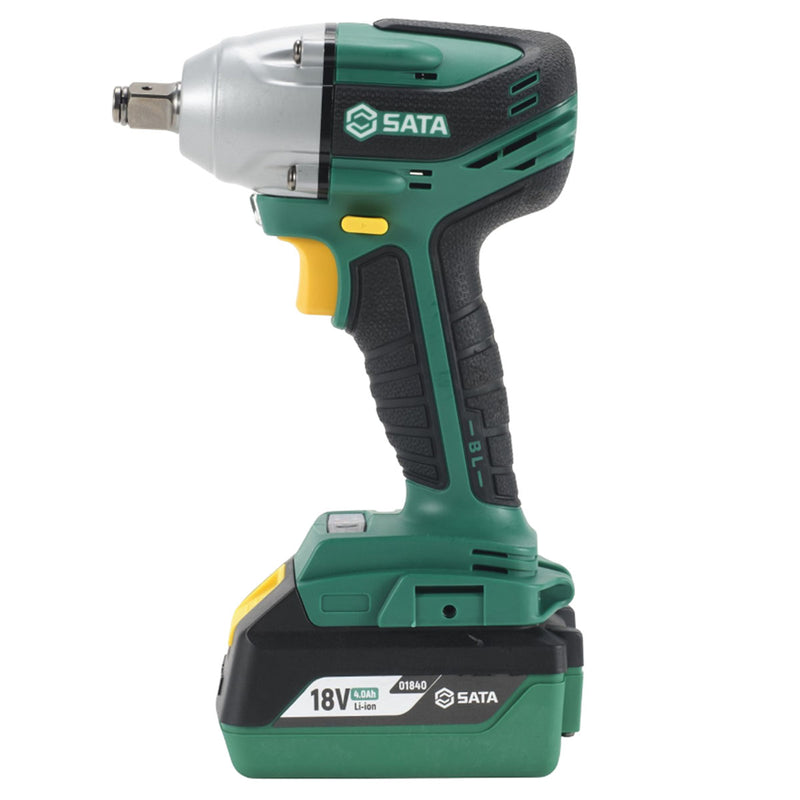 Máy siết bu lông SATA 05818 dùng Pin 18V, cốt 1/2 inch