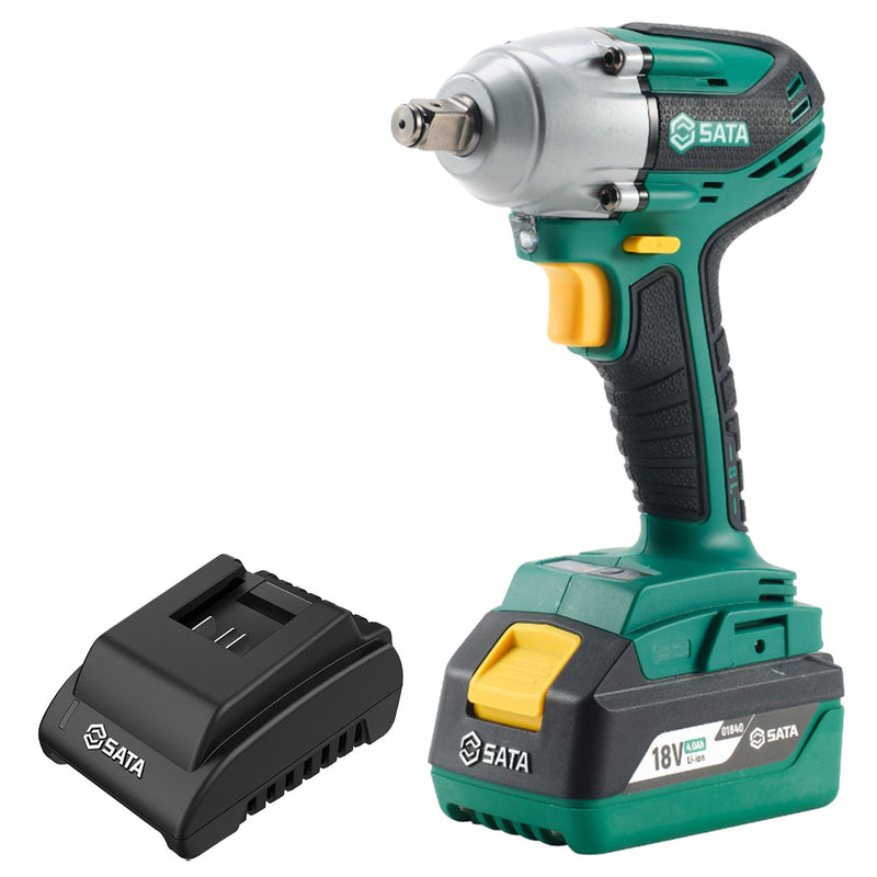 Máy siết bu lông SATA 05818 dùng Pin 18V, cốt 1/2 inch