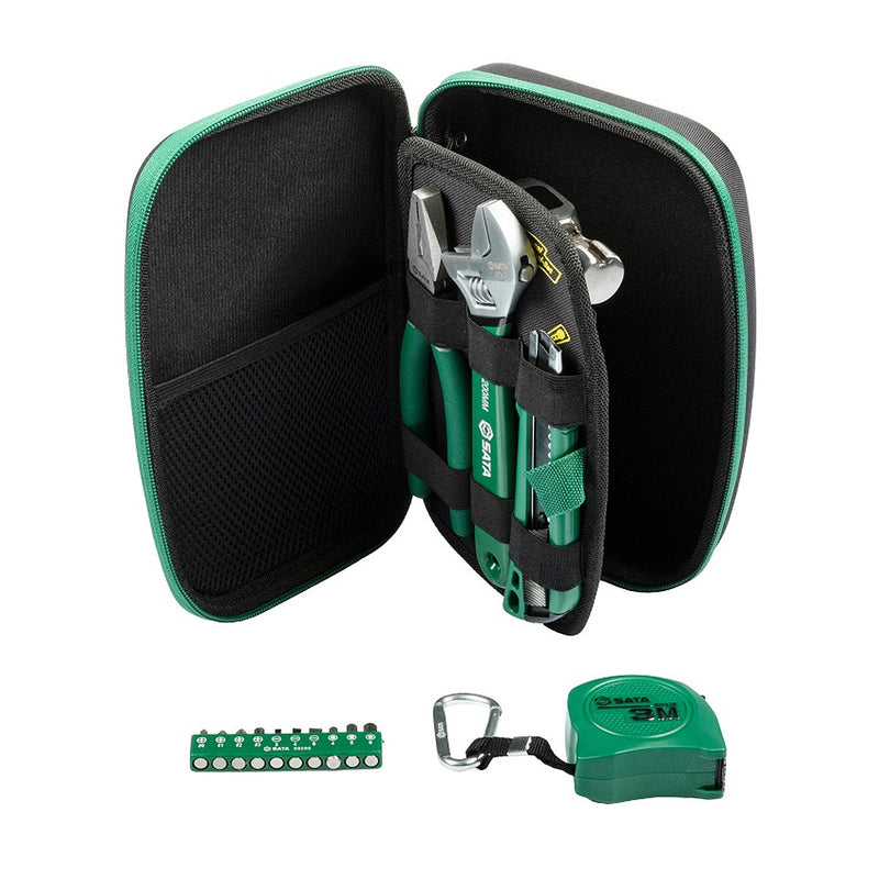 Bộ dụng cụ sửa chữa cơ bản 17 chi tiết SATA 06002A
