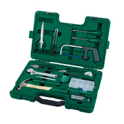 Bộ dụng cụ cầm tay 25 chi tiết SATA 06008: đầy đủ công cụ cơ bản, thép Cr-V cao cấp, hộp nhựa tiện lợi.