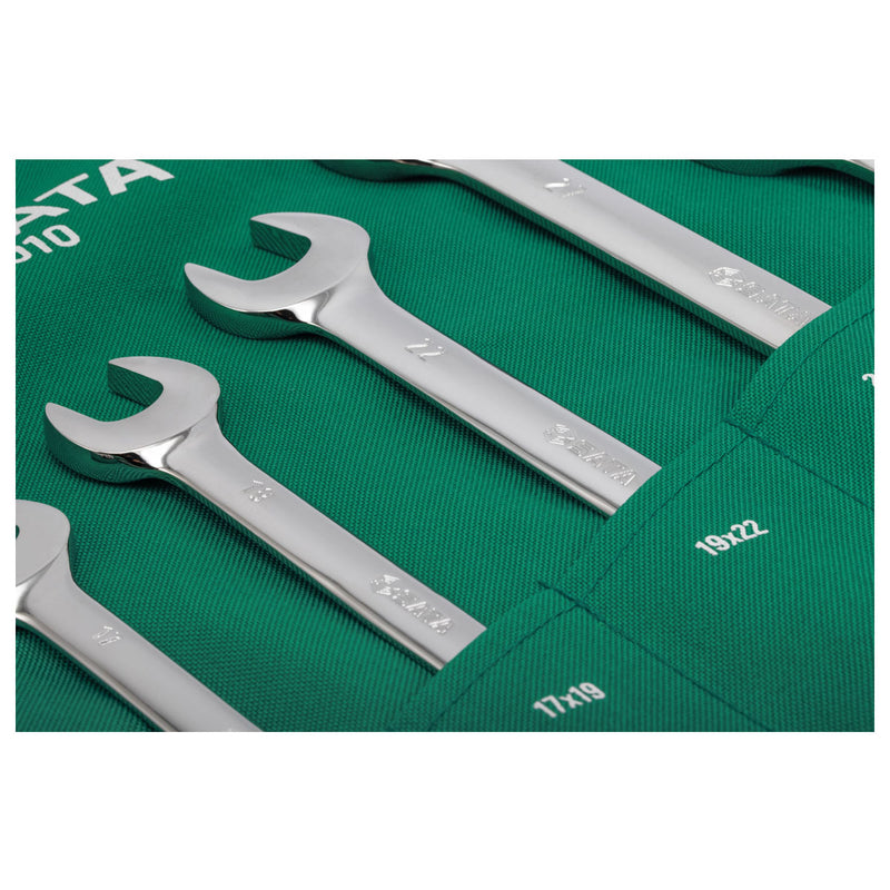 Bộ cờ lê 2 đầu miệng 10 chi tiết SATA 08010 kích thước từ 5.5mm - 32mm