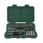 Bộ đầu tuýp, mũi vặn vít SATA 09002 52 chi tiết cốt 1/4 inch, thép Cr-V, đa năng, chuyên dụng cho sửa chữa cơ khí, ô tô, xe máy, DIY.