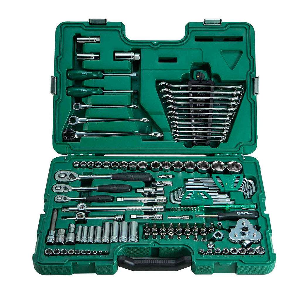 Bộ dụng cụ cầm tay tổng hợp 128 chi tiết SATA 09014G