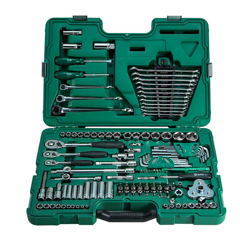 Bộ dụng cụ cầm tay tổng hợp 128 chi tiết SATA 09014G