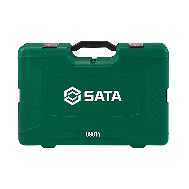 Bộ đầu tuýp và dụng cụ tổng hợp 124 chi tiết SATA 09014