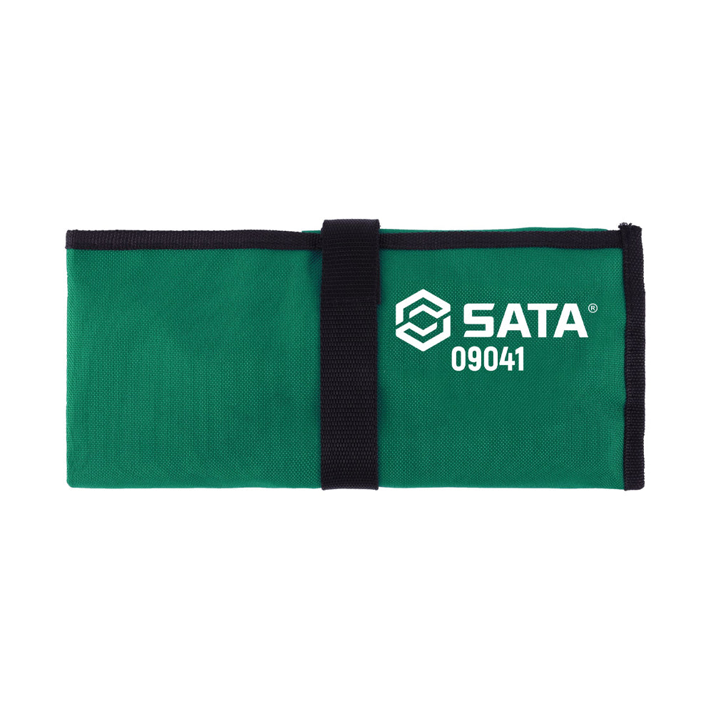 Bộ cờ lê vòng miệng tự động, có đảo chiều 8 chi tiết SATA 09041 kích thước từ 8mm - 18mm