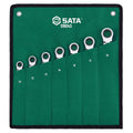 Bộ cờ lê vòng miệng lắc léo tự động SATA 09043 7 chi tiết từ 10mm-19mm