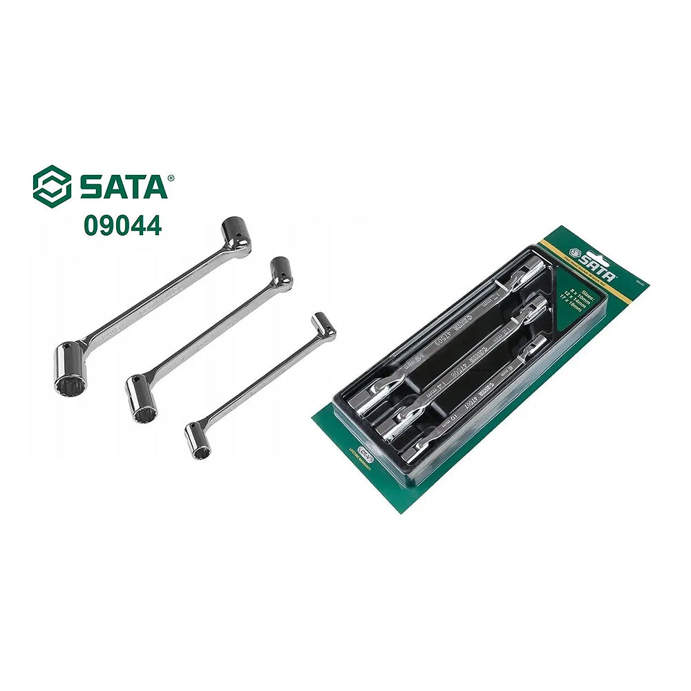 Bộ cần điếu đầu lắc léo 3 chi tiết SATA 09044 kích thước từ 8mm - 19mm