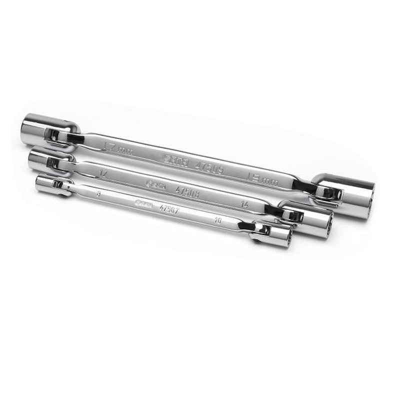 Bộ cần điếu đầu lắc léo 3 chi tiết SATA 09044 kích thước từ 8mm - 19mm
