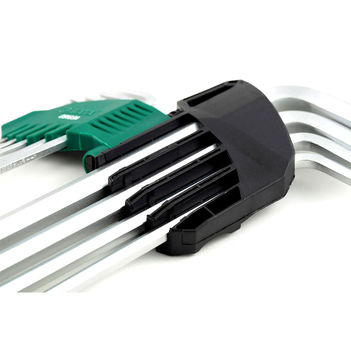 Bộ lục giác cán dài 9 chi tiết, hệ mét SATA 09103A kích thước từ 1.5mm - 10mm