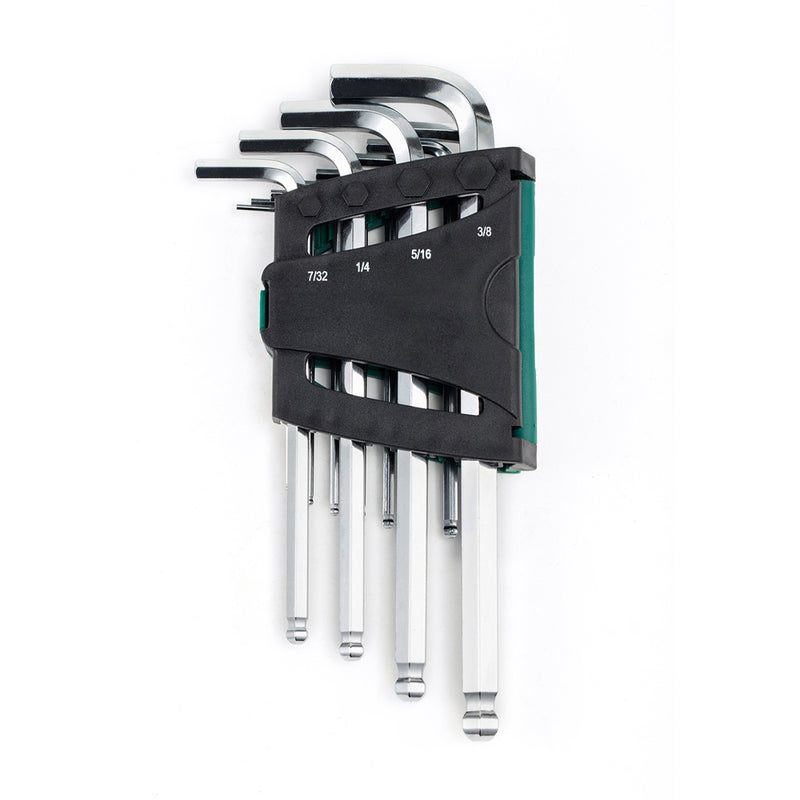 Bộ lục giác đầu bi 12 chi tiết, hệ inch SATA 09106 kích thước từ 1/16 inch - 3/8 inch