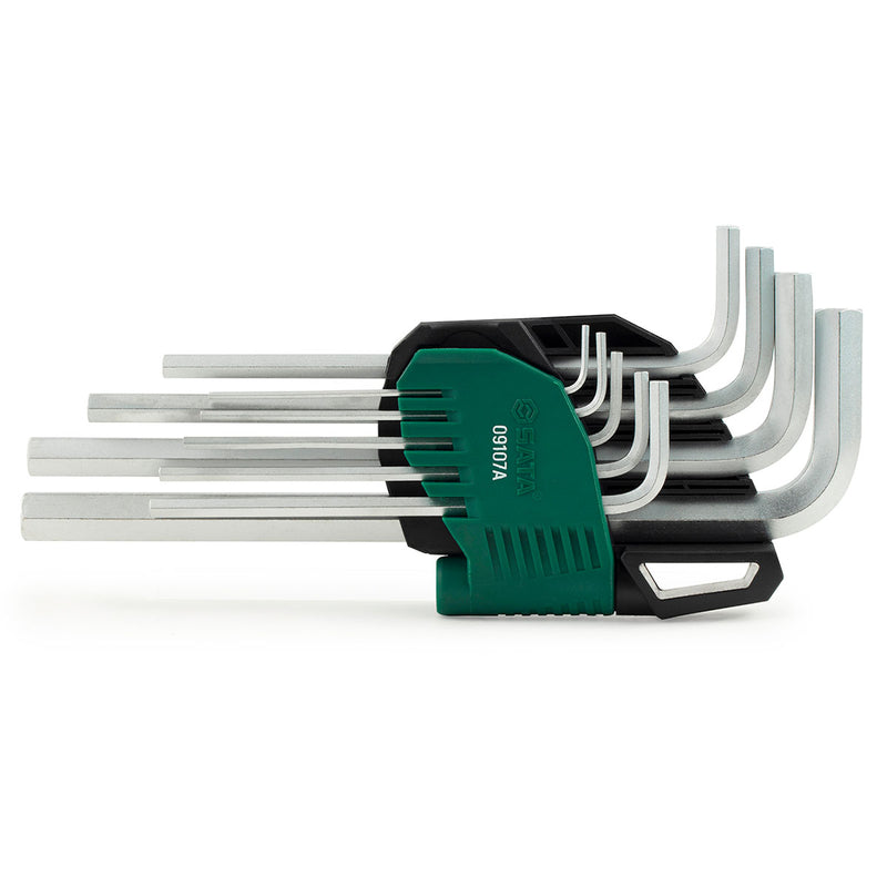 Bộ lục giác 9 chi tiết hệ mét SATA 09107A kích thước từ 1.5mm - 10mm