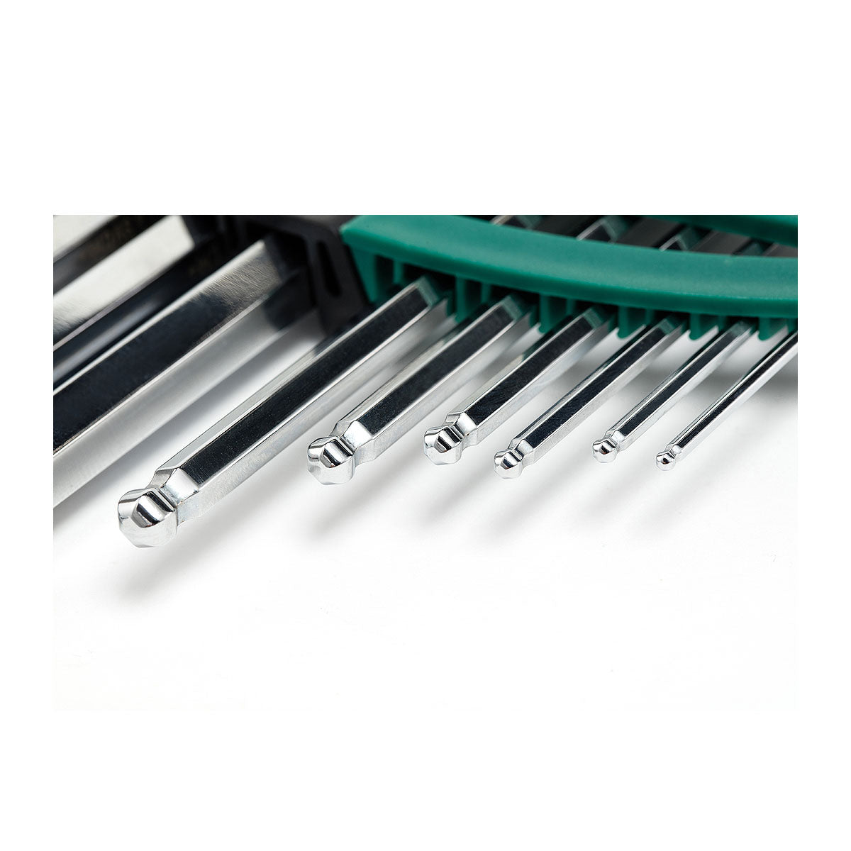 Bộ lục giác đầu bi, hệ mét 10 chi tiết SATA 09112 kích thước từ 2mm - 10mm