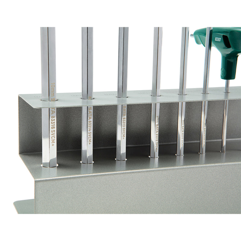 Bộ lục giác tay cầm chữ T, 9 chi tiết SATA 09118 kích thước từ 2mm - 10mm
