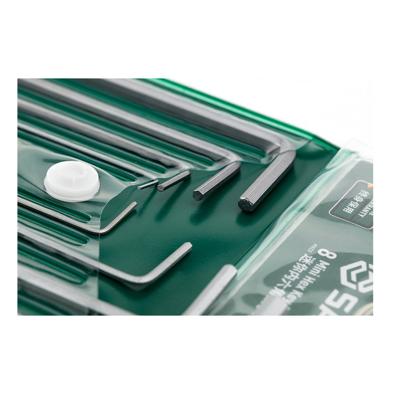 Bộ lục giác mini 8 chi tiết SATA 09119 kích thước từ 0.7mm - 4mm