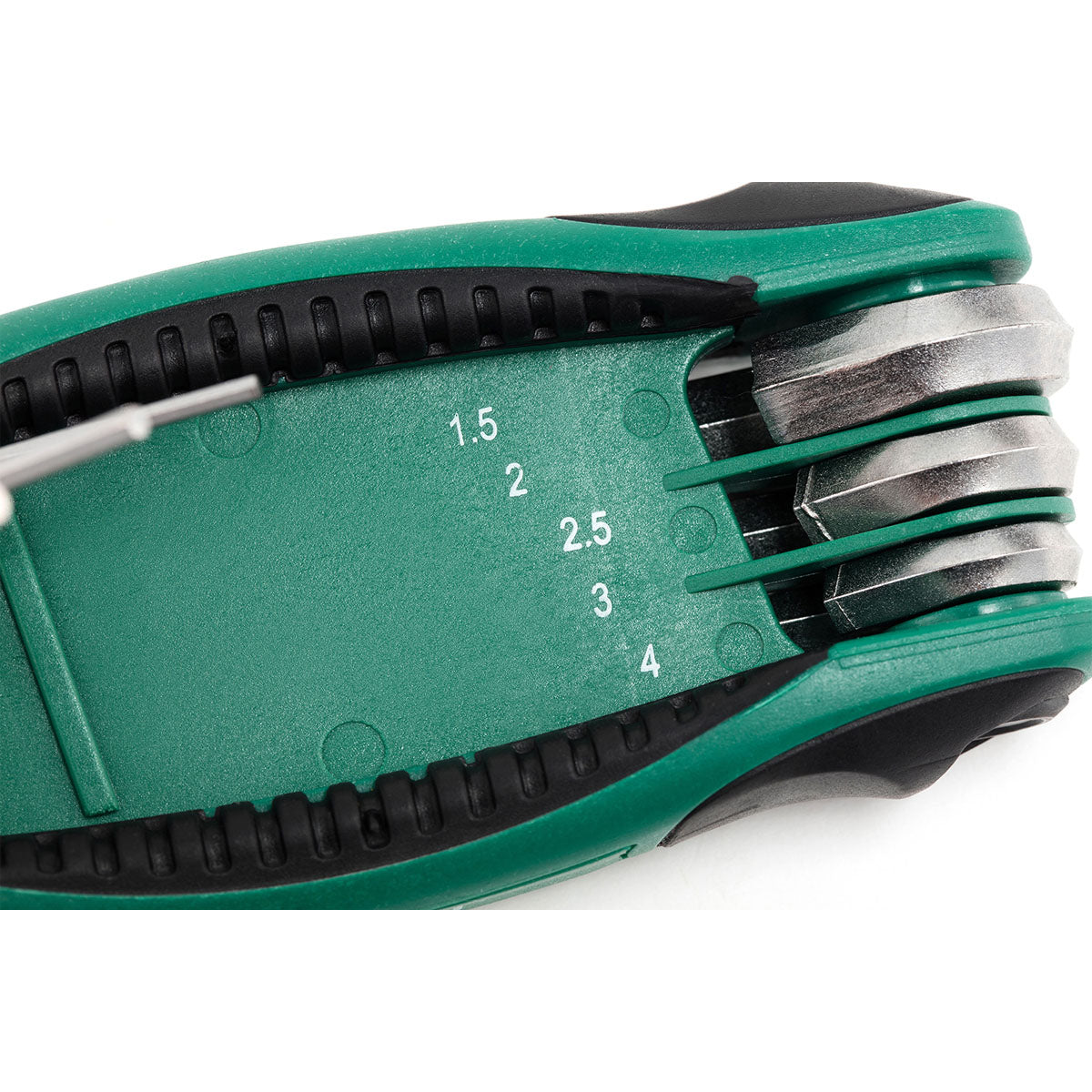 Bộ lục giác gập 8 chi tiết hệ mét SATA 09121 kích thước từ 1.5mm - 8mm
