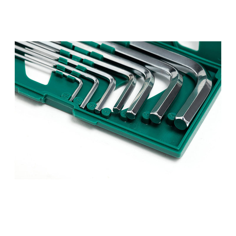 Bộ lục giác, hệ mét 7 chi tiết SATA 09127 kích thước từ 1.5mm - 6mm