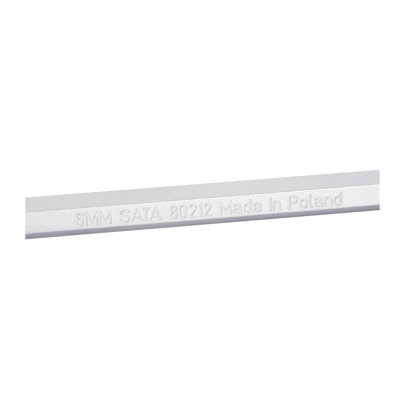 Bộ lục giác đầu bi, thân siêu dài, hệ mét 9 chi tiết SATA 09128 kích thước từ 1.5mm - 10mm