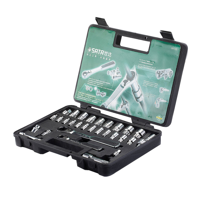 Bộ đầu tuýp xuyên tâm 30 chi tiết SATA 09132: giải pháp sửa chữa chuyên nghiệp