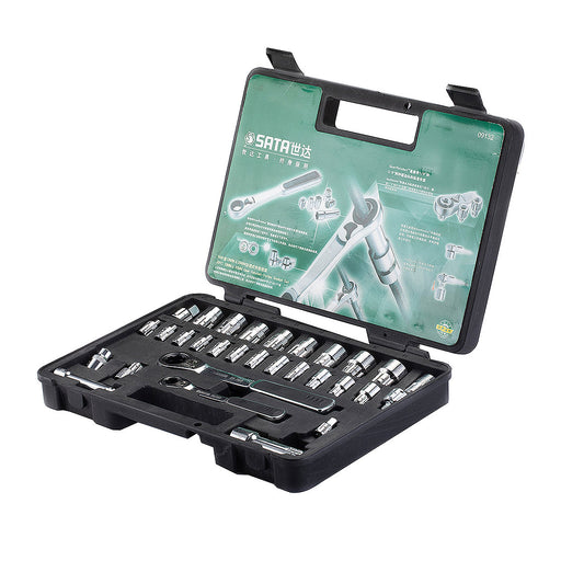 Bộ đầu tuýp xuyên tâm 30 chi tiết SATA 09132: giải pháp sửa chữa chuyên nghiệp