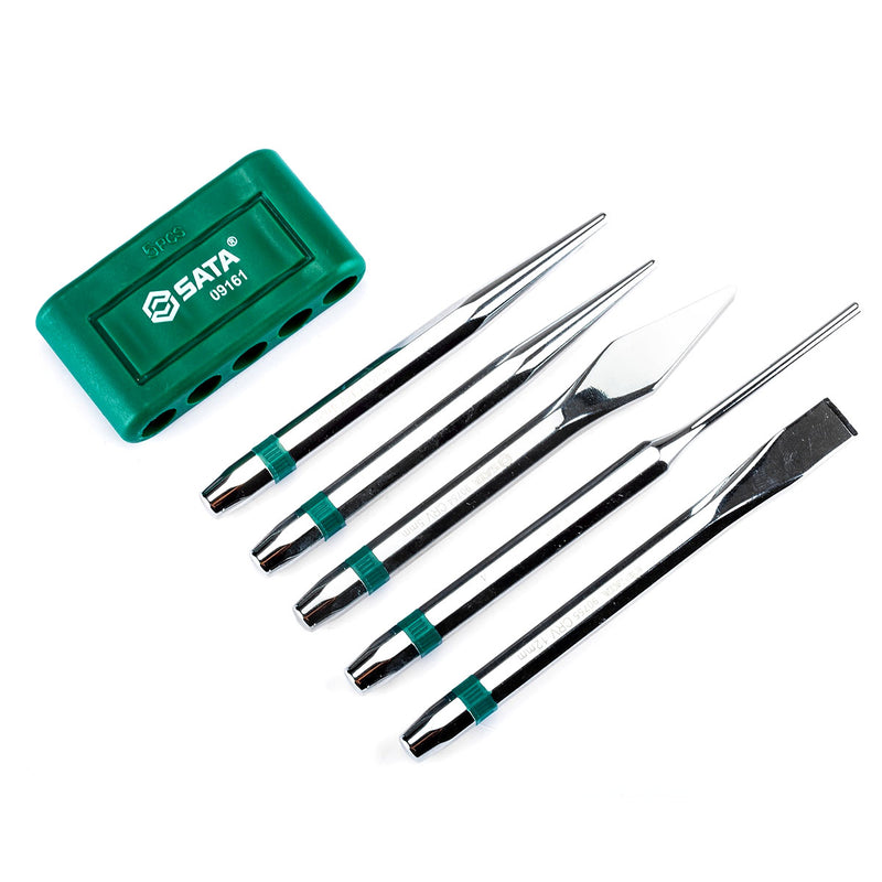 Bộ mũi đột và đục kim loại 5 chi tiết SATA 09161