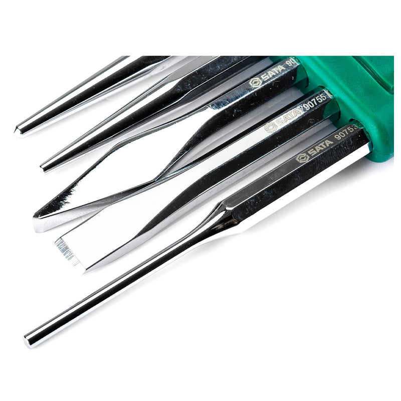 Bộ mũi đột và đục kim loại 5 chi tiết SATA 09161