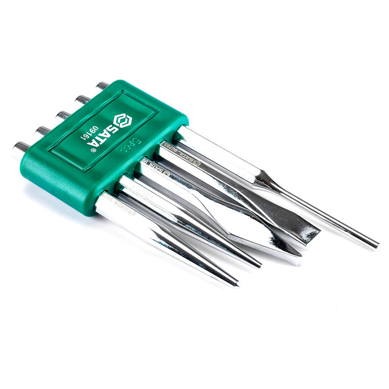 Bộ mũi đột và đục kim loại 5 chi tiết SATA 09161