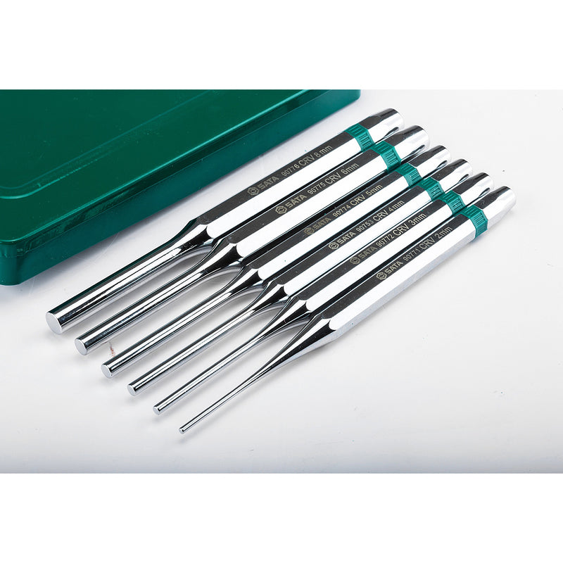 Bộ mũi đột ghim 6 chi tiết SATA 09162 chiều dài 150mm
