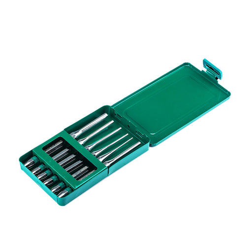 Bộ mũi đột ghim 6 chi tiết SATA 09162 150mm, thép Cr-V, mạ chrome, có khay đựng