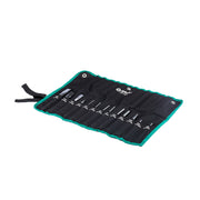 Bộ mũi đột và đục kim loại 13 chi tiết SATA 09164 thép Cr-V, đóng gói túi vải cuộn