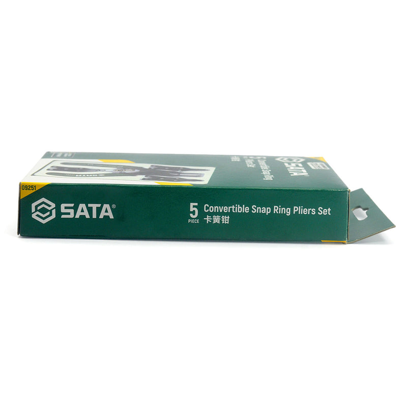 Bộ kìm mở phe đa năng 5 chi tiết SATA 09251 khả năng mở phe từ Ø19mm - Ø60mm