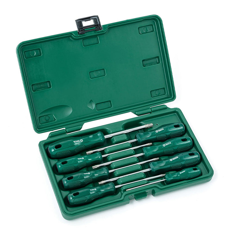 Bộ tua vít đầu sao 8 chi tiết SATA 09305 kích thước từ T8 - T40