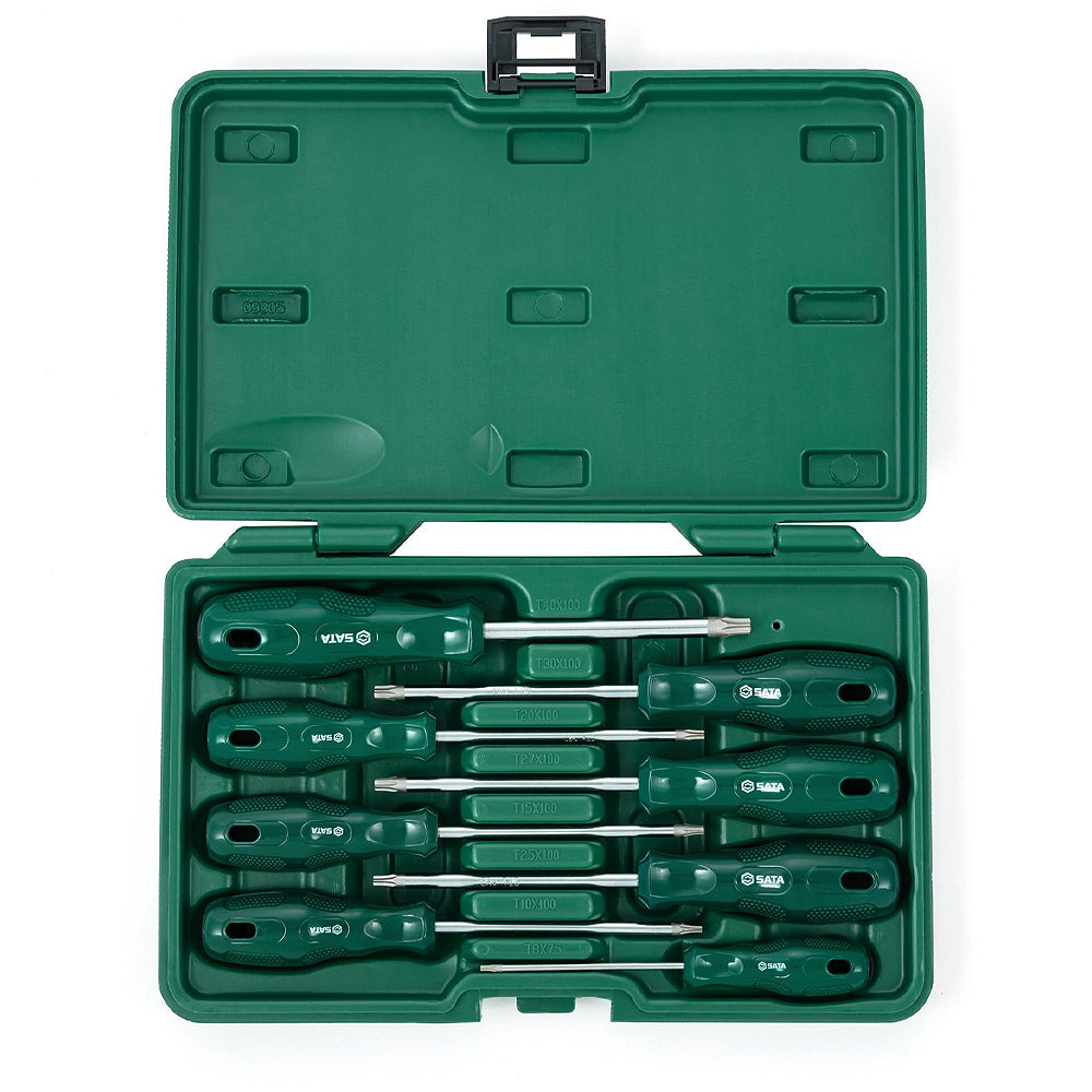 Bộ tua vít đầu sao 8 chi tiết SATA 09305 kích thước từ T8 - T40