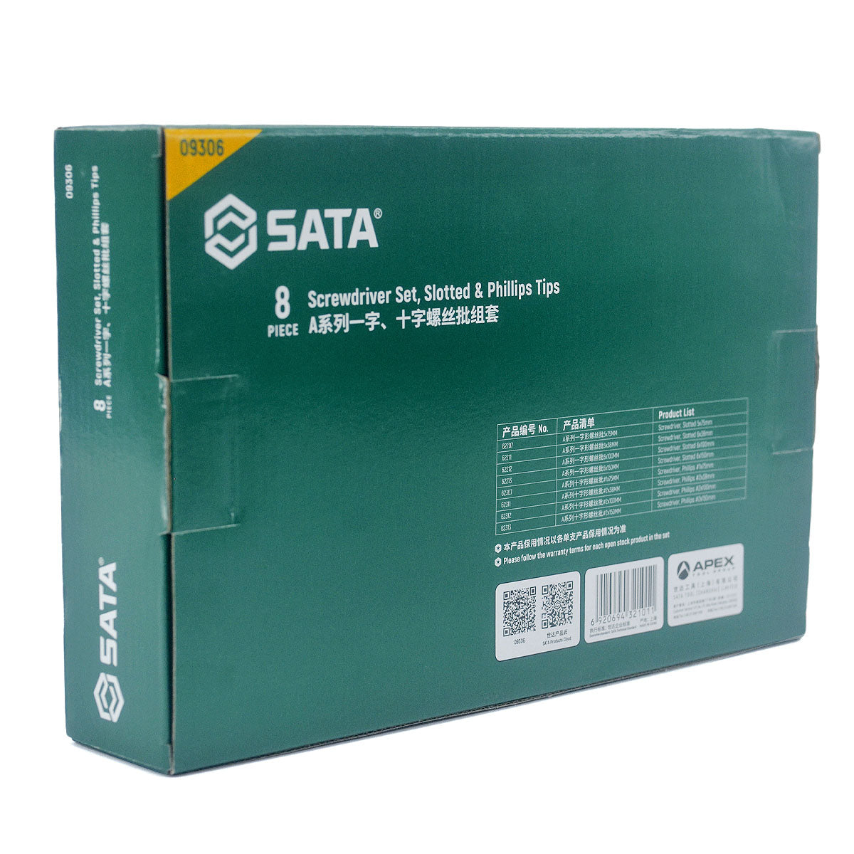 Bộ tua vít 8 chi tiết dòng A Series SATA 09306