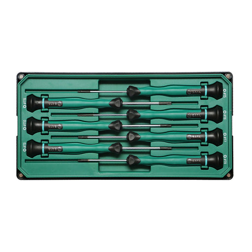 Bộ tua vít điện tử đầu sao SATA 09315 7 chi tiết T5-T15, thép hợp kim SVCM+, chống trượt, sửa chữa điện tử.