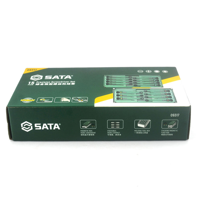 Bộ tua vít điện tử 15 chi tiết SATA 09317