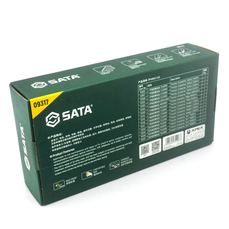 Bộ tua vít điện tử 15 chi tiết SATA 09317