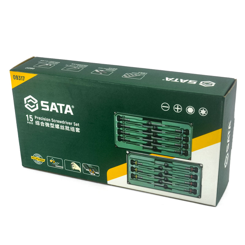 Bộ tua vít điện tử 15 chi tiết SATA 09317