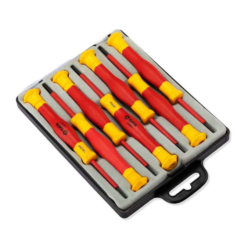 Bộ tua vít điện tử, cách điện 1000V 7 chi tiết SATA 09318
